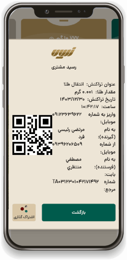 بررسی نهایی انتقال طلا