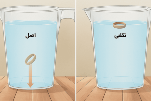 تشخیص طلا با آب