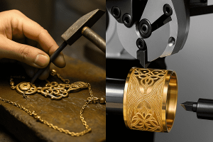 تفاوت طلای دست ساز با طلای ماشینی