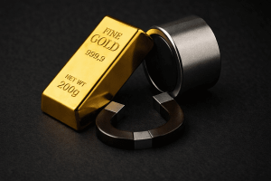 آهنربای طلا چیست؟ راهنمای کامل تشخیص طلا با آهنربا