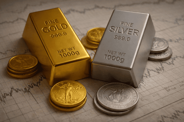 سرمایه‌گذاری در طلا یا نقره؟ راهنمای جامع تصمیم‌گیری هوشمندانه در سال ۱۴۰۴