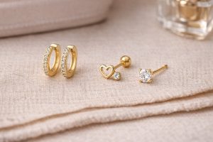 گوشواره و پیرسینگ طلا؛ ظریف، اقتصادی و همیشه پرکاربرد هدیه ولنتاین