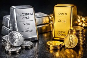 برای سرمایه گذاری پلاتین بهتر است یا طلا؟ مقایسه قیمت پلاتین و طلا؟