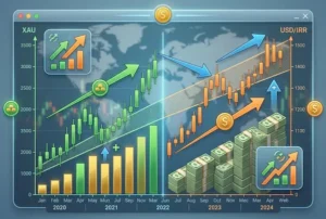 تأثیر نرخ ارز بر قیمت طلا